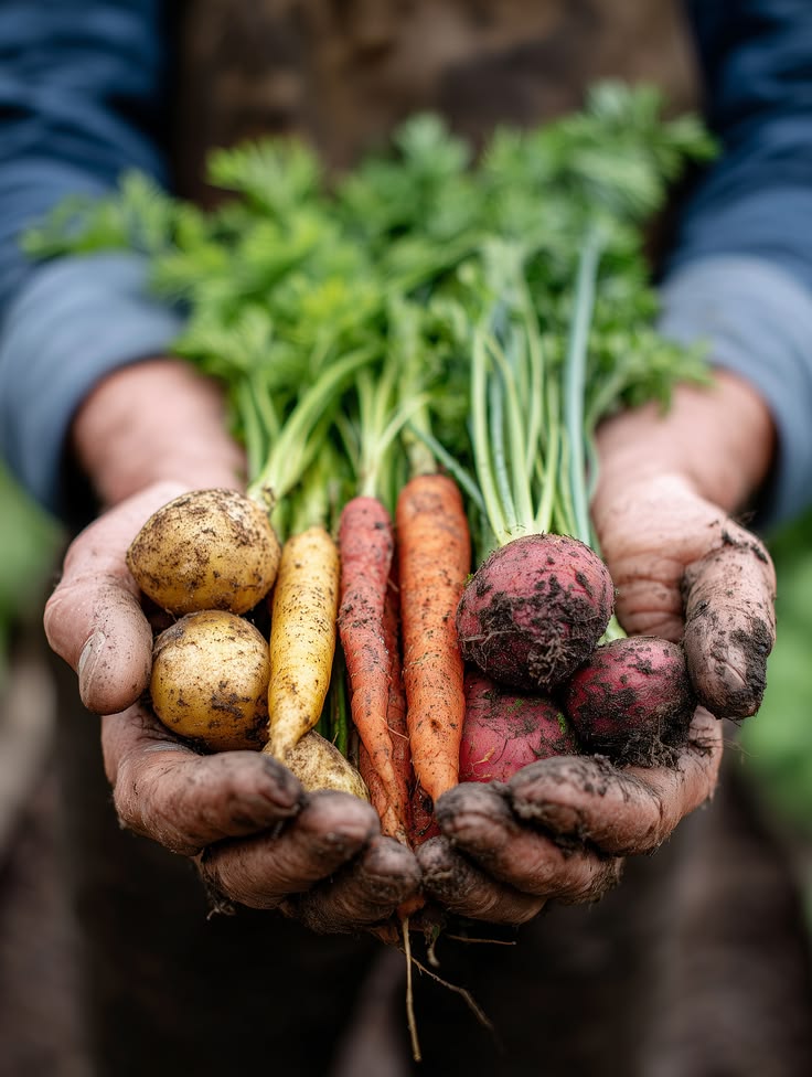 Fresh harvest from the ANODDA garden